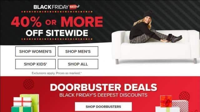 Crocs Black Friday Holiday Campaign