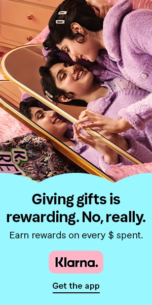 Klarna's messaging for holiday campaign